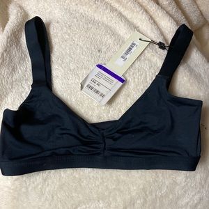 vitamin A swim top Xs black New!